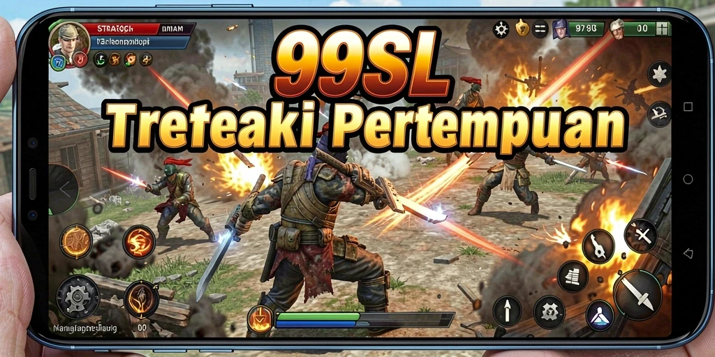 Gameplay intens 99SL dengan pertempuran strategi yang mendebarkan.