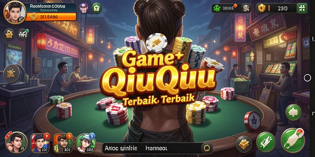 Tampilan gameplay QiuQiu yang seru dan penuh strategi.