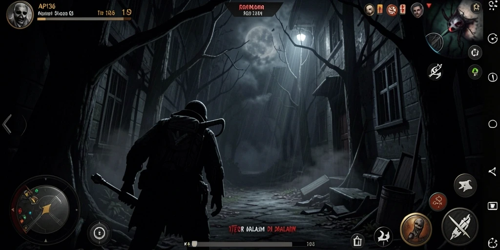 Tampilan gameplay API36 yang menyeramkan dan penuh ketegangan.