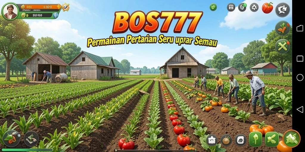 Tampilan menawan dari gameplay pertanian yang penuh warna.