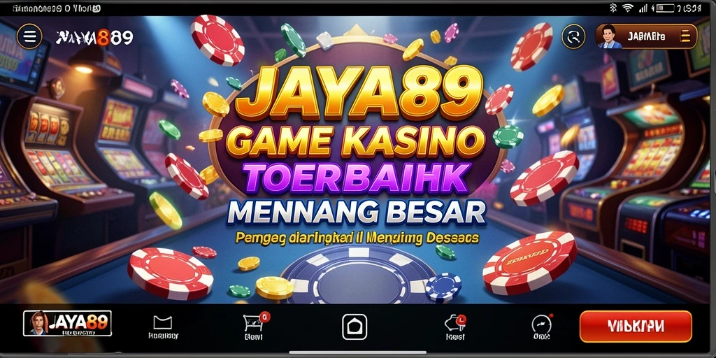 Tampilan gameplay menarik JAYA89 dengan suasana kasino yang seru.