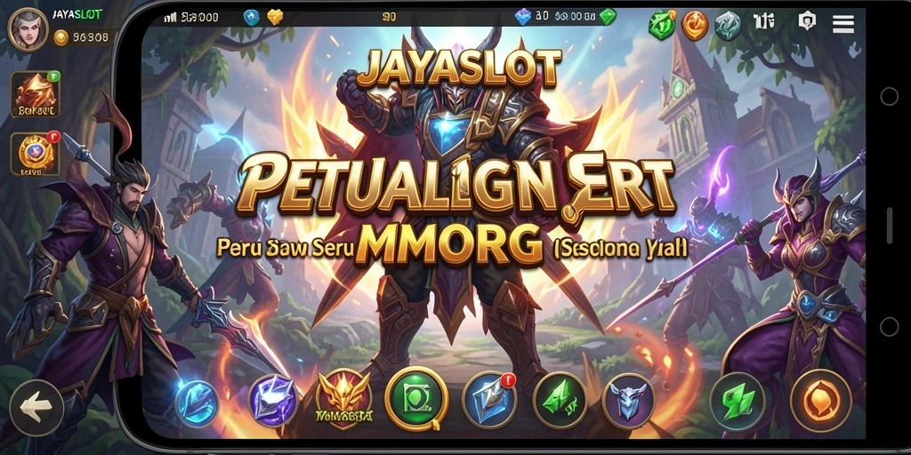 Screenshot dari gameplay JAYASLOT yang menampilkan aksi seru MMORPG.