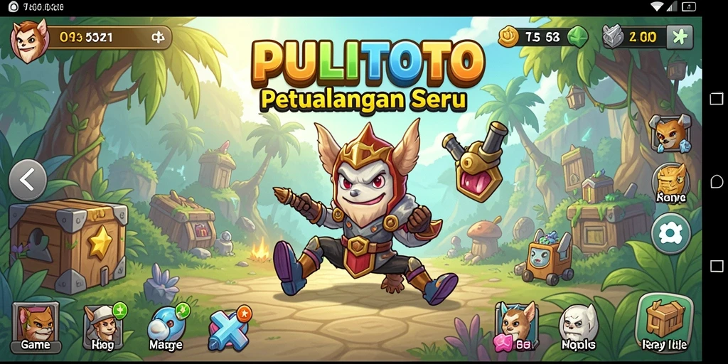 Tampilan gameplay PULITOTO yang menarik dan menyenangkan.