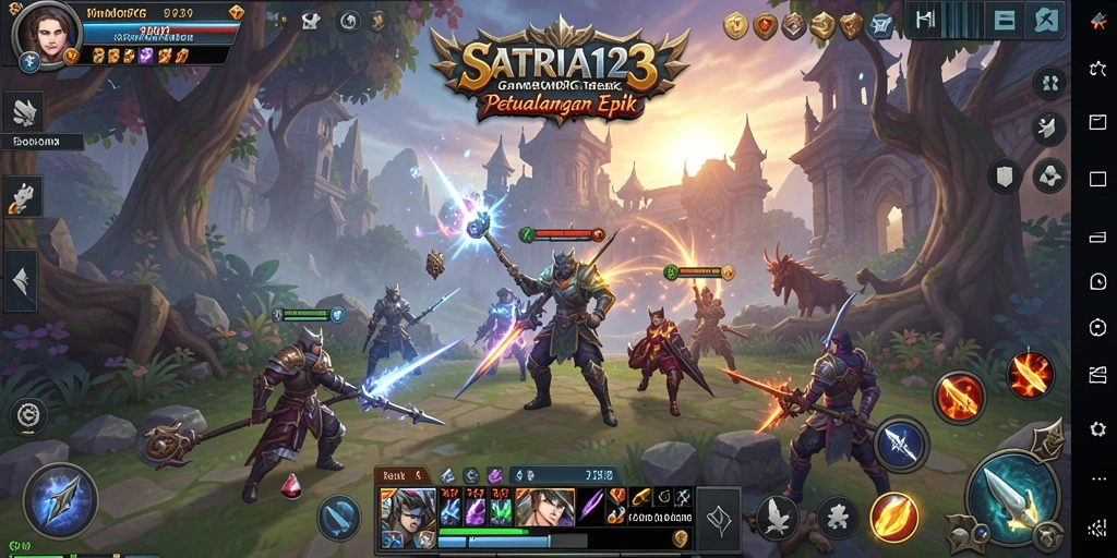 Tampilan gameplay SATRIA123 yang mendebarkan di dunia MMORPG.