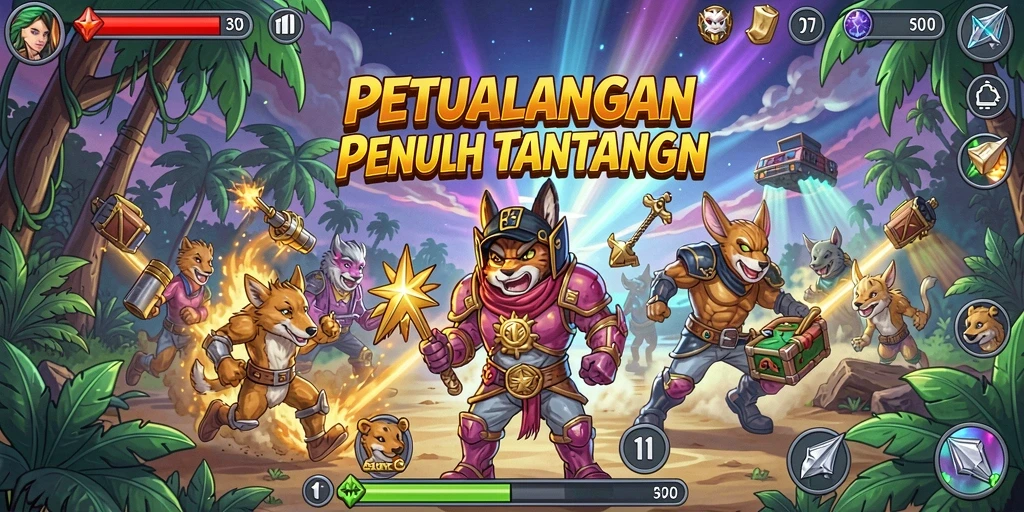 Screenshot gameplay SVIP5 yang penuh aksi dan tantangan