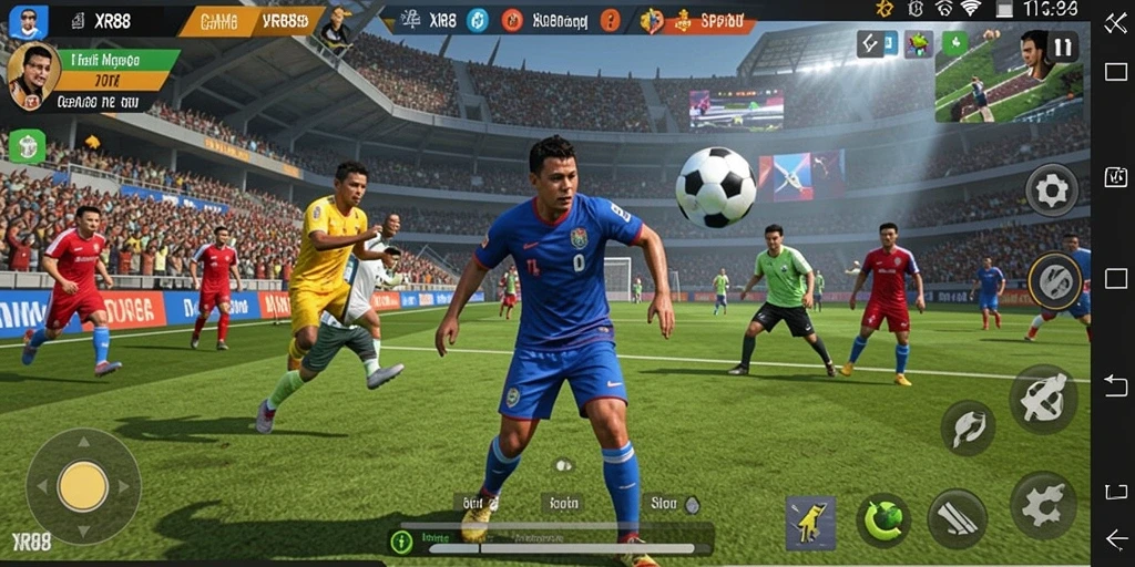 Tampilan gameplay XR88 yang penuh aksi dan seru.